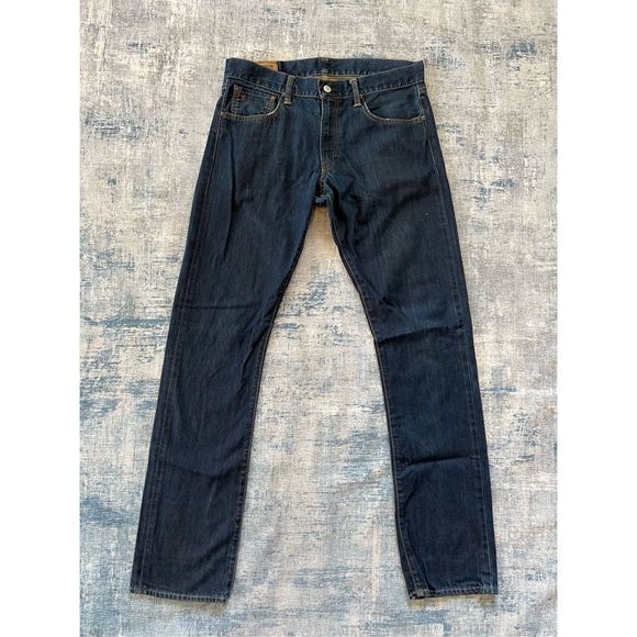 Polo Ralph Lauren Other - Polo Ralph Lauren Dark Blue Wash Straight Leg Jeans 32 x 34